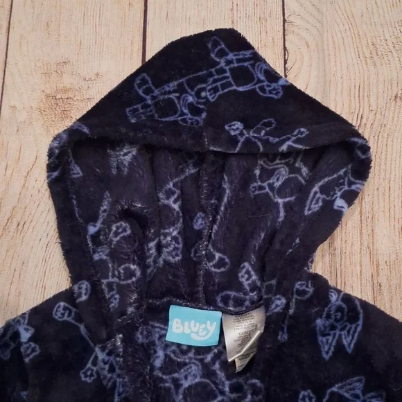 Bluey Super Soft Hooded Robe Size 2T - Picture 2 of 6